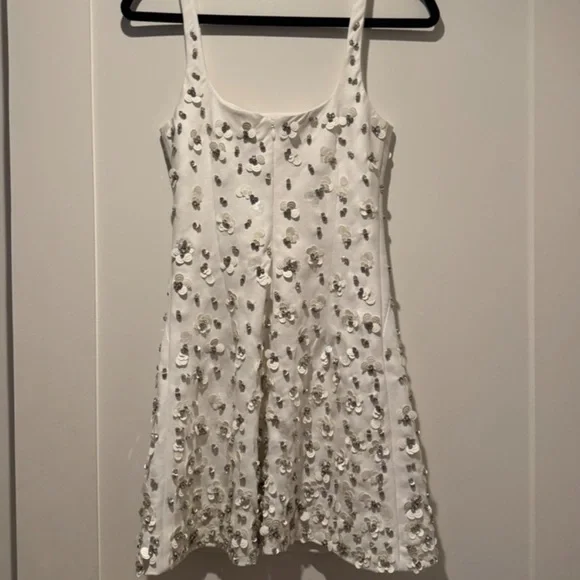 NWOT Jonathan Simkhai Zina embellished mini dress